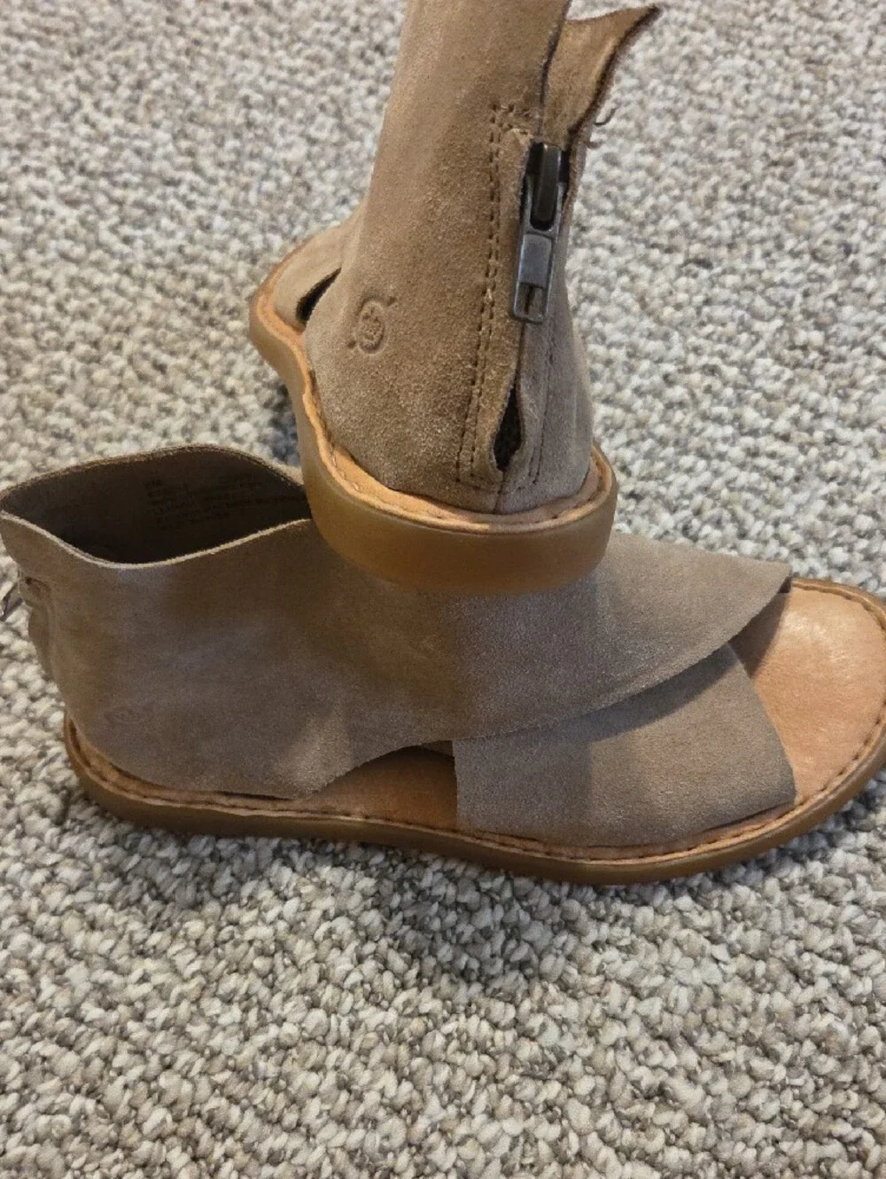 Born suede upper
